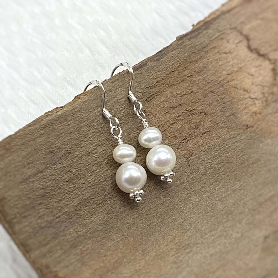Freshwater Pearl Drop Earrings