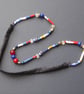 Textile Bead Necklace - Image 1
