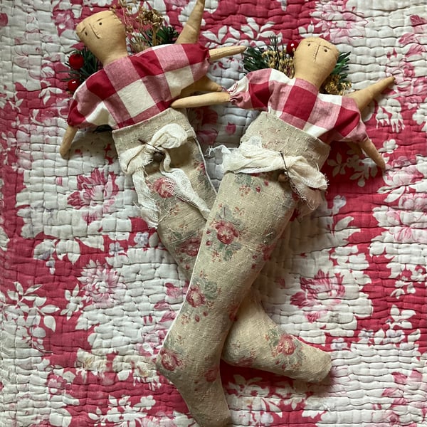 Primitive Stocking Decoration