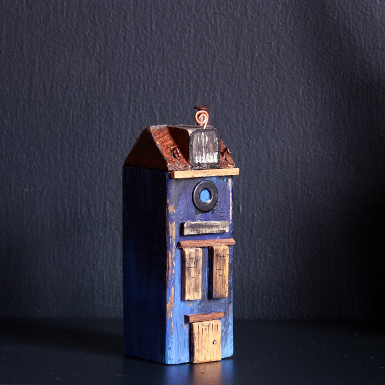 Wonky Buildings, Amsterdam Driftwood Art