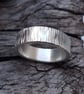 Tree Bark ring 6mm - Image 1