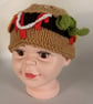 Children's Hand Knitted Burger Hat