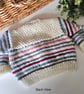 Designer Pure Merino Wool Hand Knitted Baby Cardigan Gift Set Size 3-6 months  - Image 3