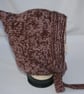 Pixie Hat or Hood in browns - Image 1