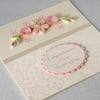 Quilled wedding congratulations card 