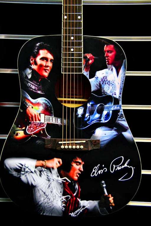 Elvis Presley On Tour The Exhibition London Photograph Print