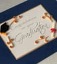 Handmade graduation congratulations card, with quilling features - Image 3