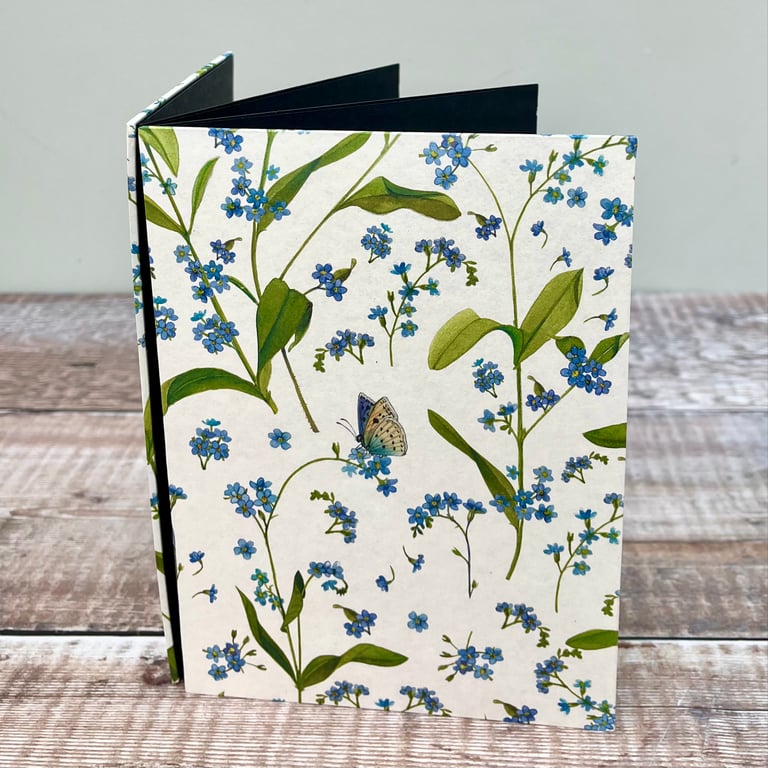 Forget Me Nots Concertina Photo Album