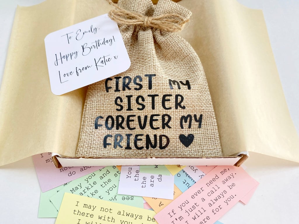 Sister Quote Keepsake, 31 Quotes, Sister Gift, Pick Me Up, Birthday Present 
