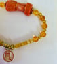 November Scorpio birthday charm bracelet featuring semiprecious stones - Image 7