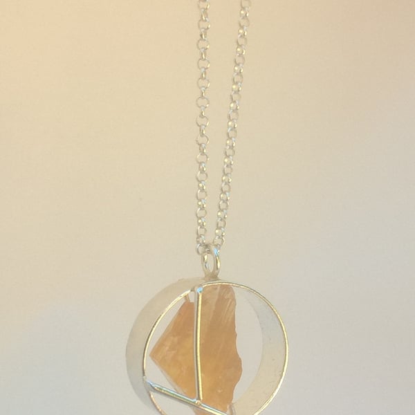 Long Citrine Necklace