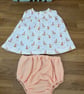 Handmade Bunny Dress & Bloomer Set - Image 5