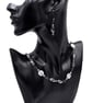 Hematite necklace and earrings - Image 2