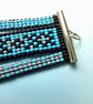 Triple Handbeaded Loom bracelet - Image 4