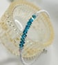 Blue Triangle Glass Anklet - Image 3