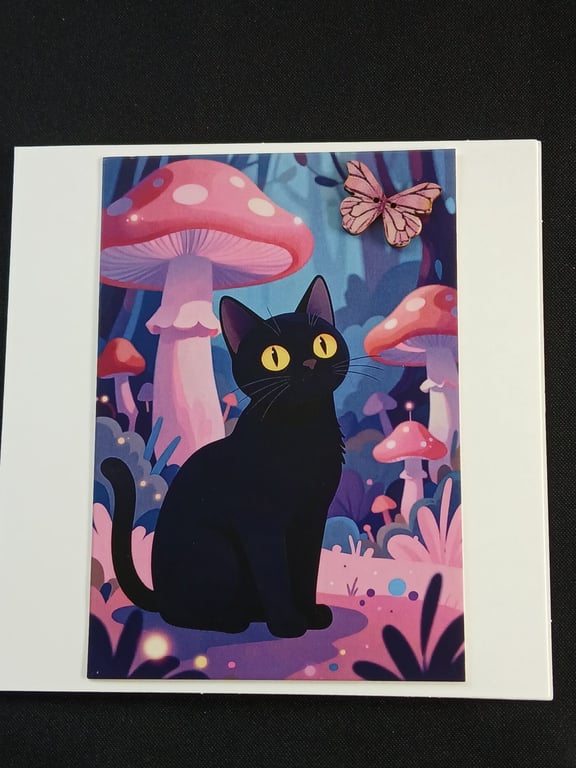 Handmade blank card 