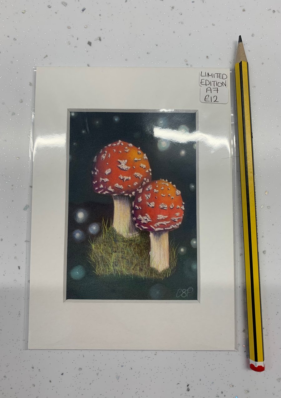 'Magic Fly Agaric' Dinky Print