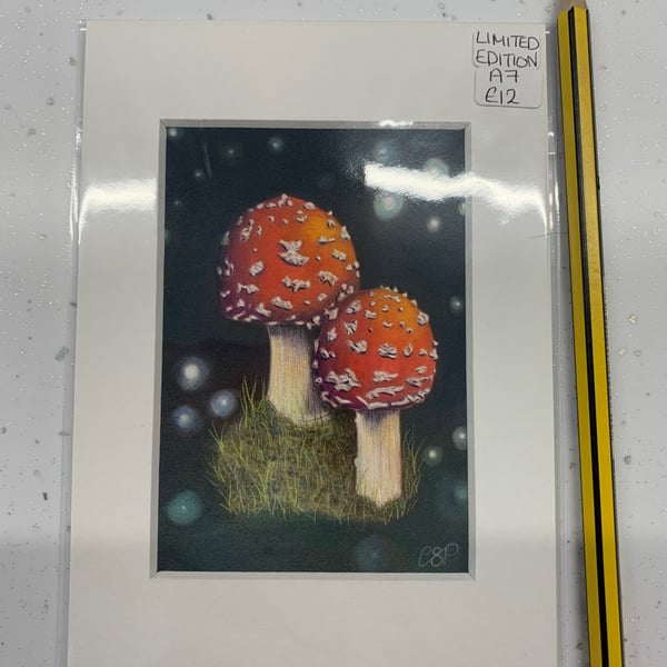 'Magic Fly Agaric' Dinky Print