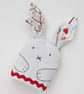 Linen Rabbit Egg Cosy - Image 1