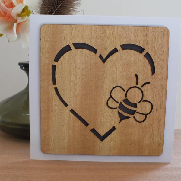 The "I Love My Bees" Greetings Card 