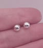 Classic & simple Sterling Silver Stud Earrings  - Image 6