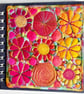 Sketchbook Spiral Bound Square 6 x 6 inches Free Machine Embroidery Cover