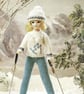 VINTAGE KNITTING PATTERN PDF Ski Set for Doll - Image 4