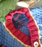 SALE Hand Knitted Designer Gender Nutral Striped Baby Cardigan 6-12 months size - Image 4