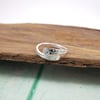 Ring, Sterling Silver Wrap Ring, Medium Fit