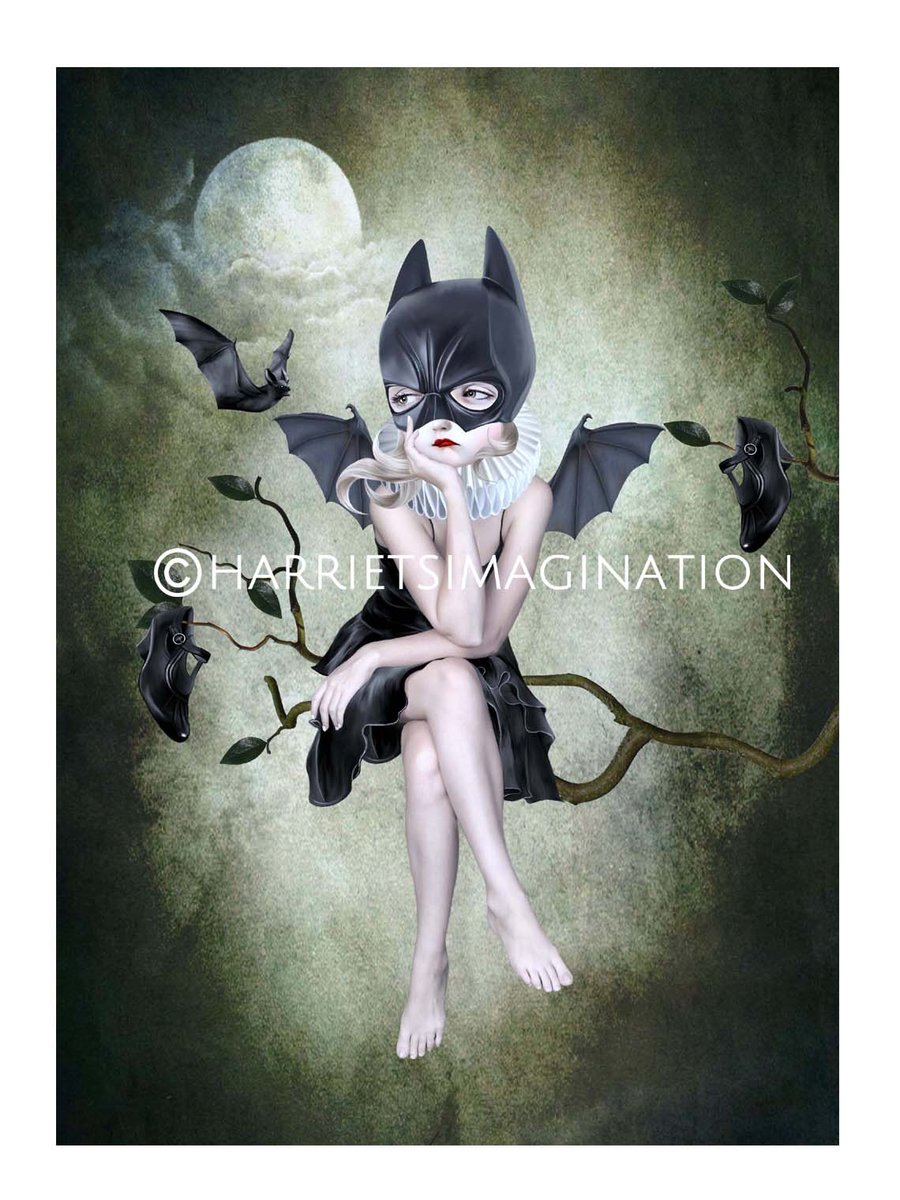 Bat Girl Art Print