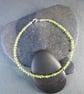 Peridot and Sterling silver dainty clasp bracelet - Image 7