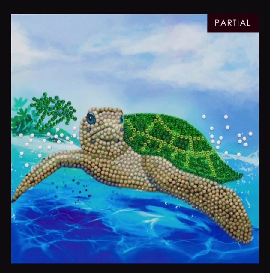 Turtle craft buddy diamond painting kit