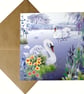 The Serene Swans Lake Card  - Image 2