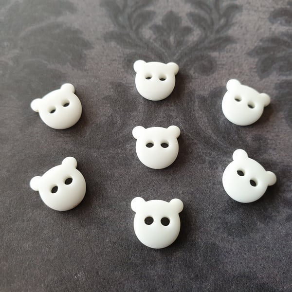 10mm 16L Teddy Bear Buttons