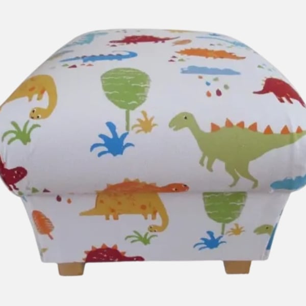 Storage Footstool Prestigious Dinosaurs Nursery Pouffe Dinos T-Rex Boys 