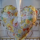 Lavender Scented Hanging Heart in Liberty of London Tana Lawn fabric