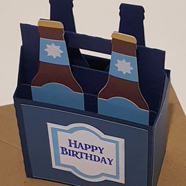 Beer Birthday Card - can be personalised