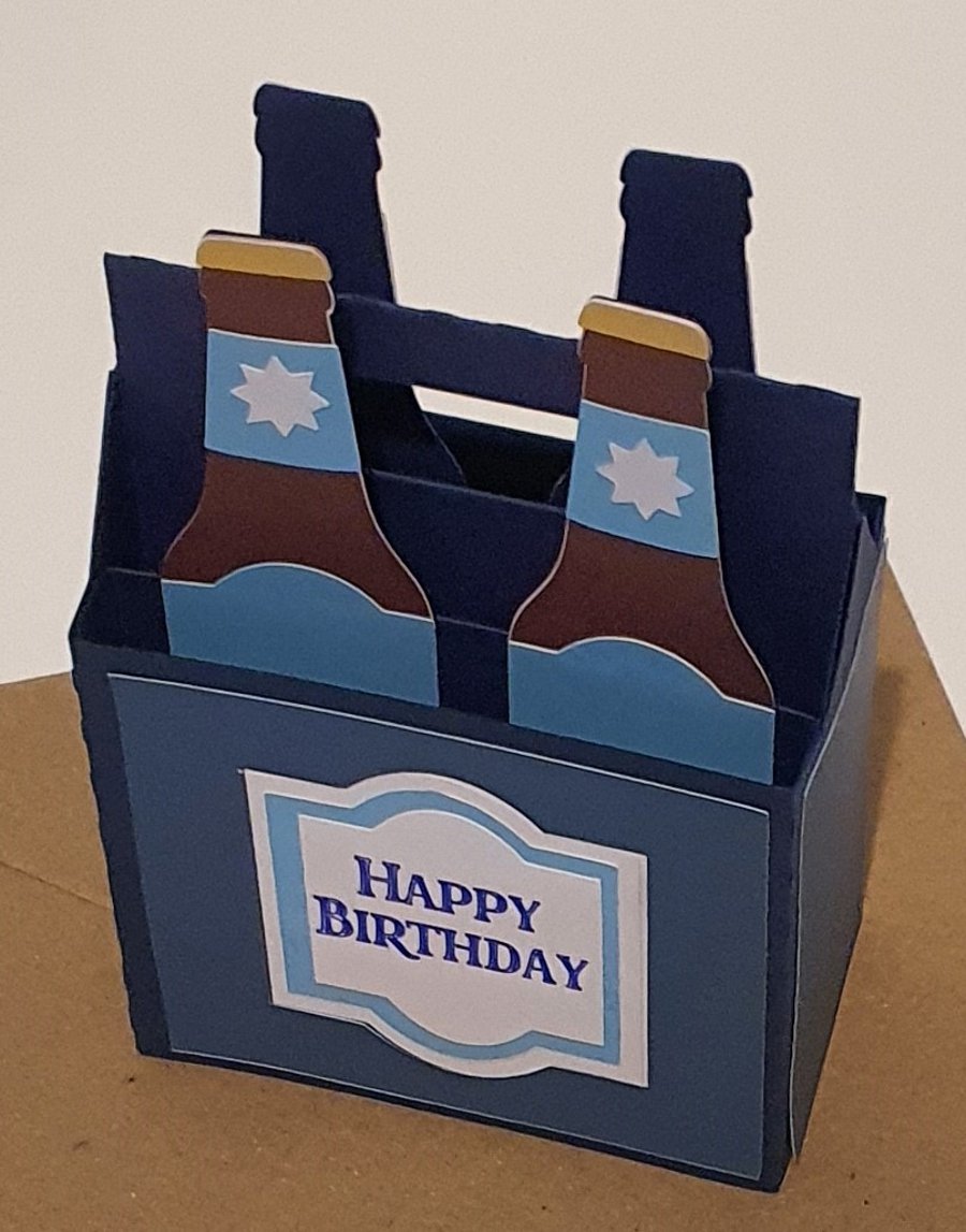 Beer Birthday Card - can be personalised