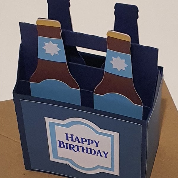 Beer Birthday Card - can be personalised