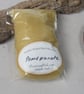 10g Naturally Dyed Pale Gold BFL Shetland Felting Wool - Image 2