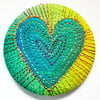 Pocket Mirror with Free Machine Embroidery 
