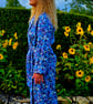 Handmade Liberty of London Lantana Dressing Gown Cosy Winter Robe Animal Kingdom - Image 4