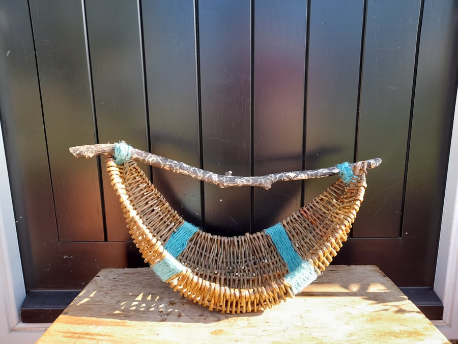 Willow & Jute Frame Basket