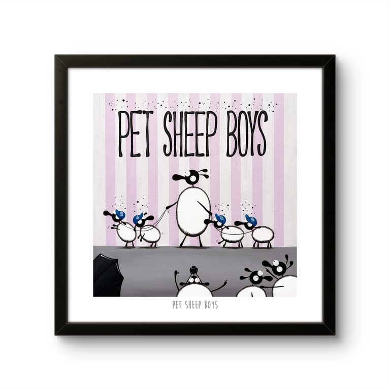 Pet Sheep Boys - 10" print