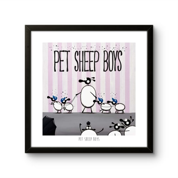 Pet Sheep Boys - 10" print