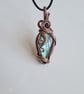 Natural Labradorite & Copper Pendant Necklace Gift Crystal Jewellery Jewelry - Image 7