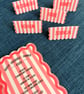 Bespoke Bedazzled Menu Cards - Personalised Party, Wedding & Hen Menus Handmade - Image 5
