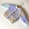 Baby Cardigan - hand knitted - newborn 