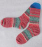 Hand knitted socks, merino wool socks, size 4-6 - Image 2