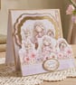 Luxury Stepper Card for Someone Special. Floral Fairy Keepsake Card - Image 3